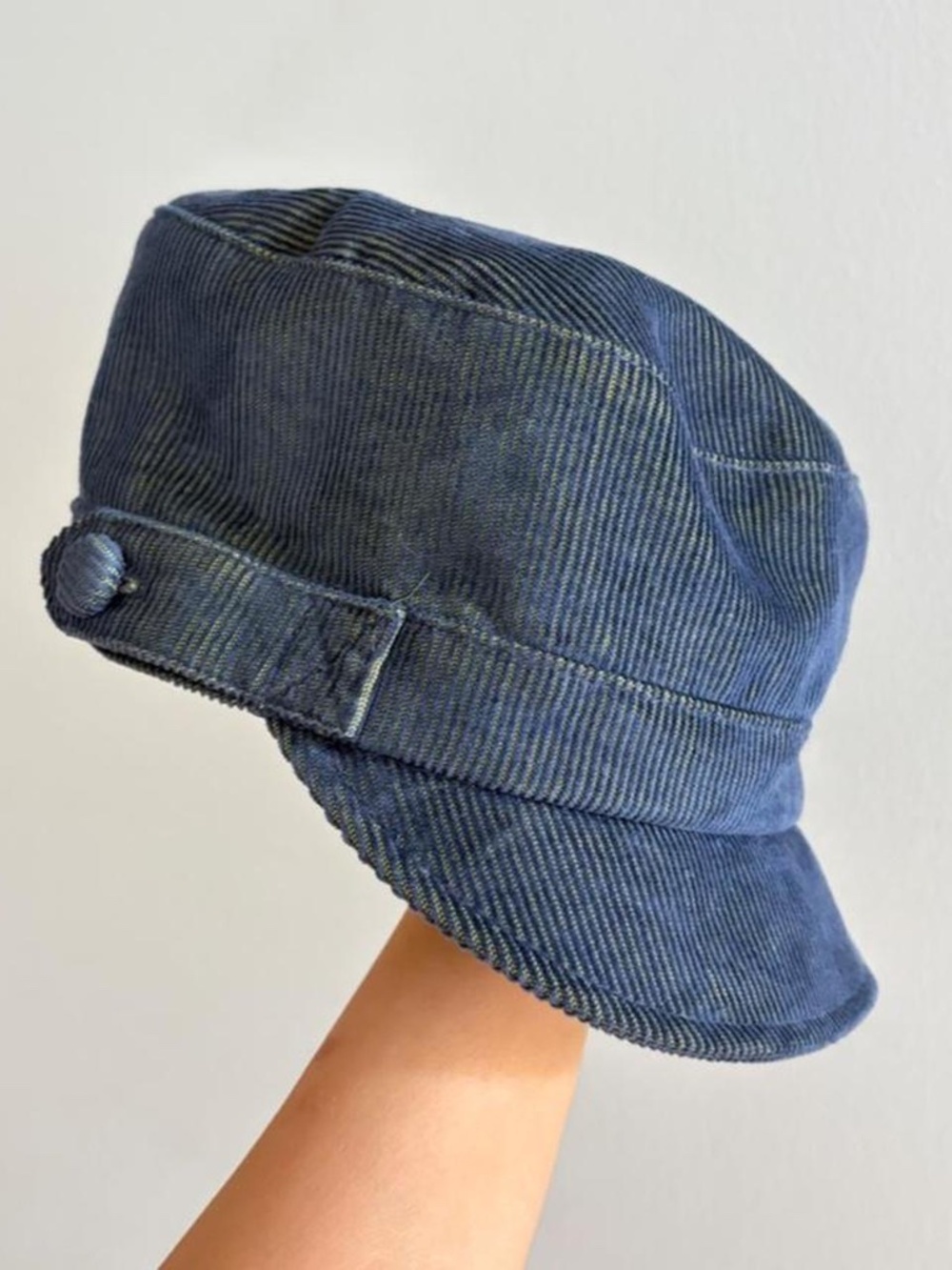 Newsboy Hat Y2K Cadet Cap Denim